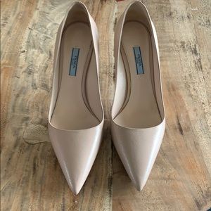 Prada Saffiano Leather Point toe pumps
